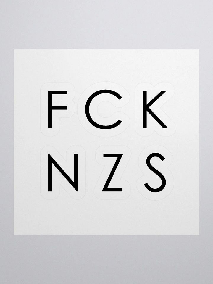 FCK NZS Kiss Cut Stickers product image (1)