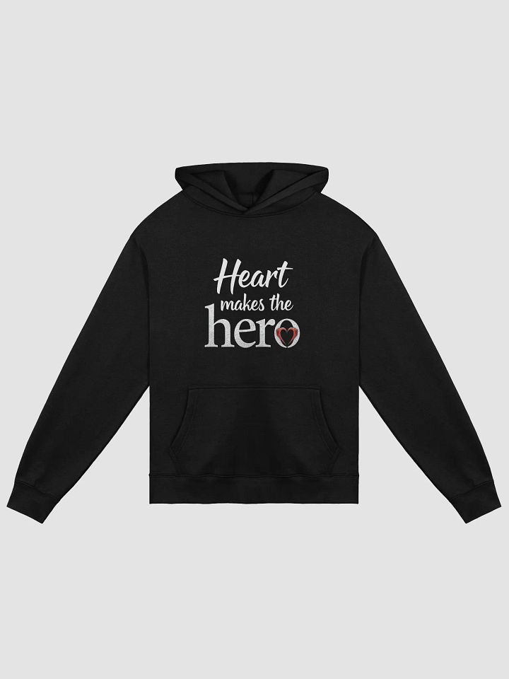 Unlock Your Inner Hero with the   Heart Makes the Hero    Hoodie – Inspired by Gal Gadot’s Unstoppable Spirit product image (1)