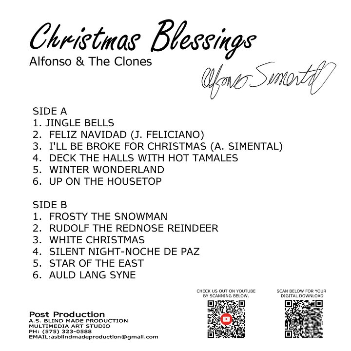 CHRISTMAS BLESSINGS VINYL RECORD product image (2)