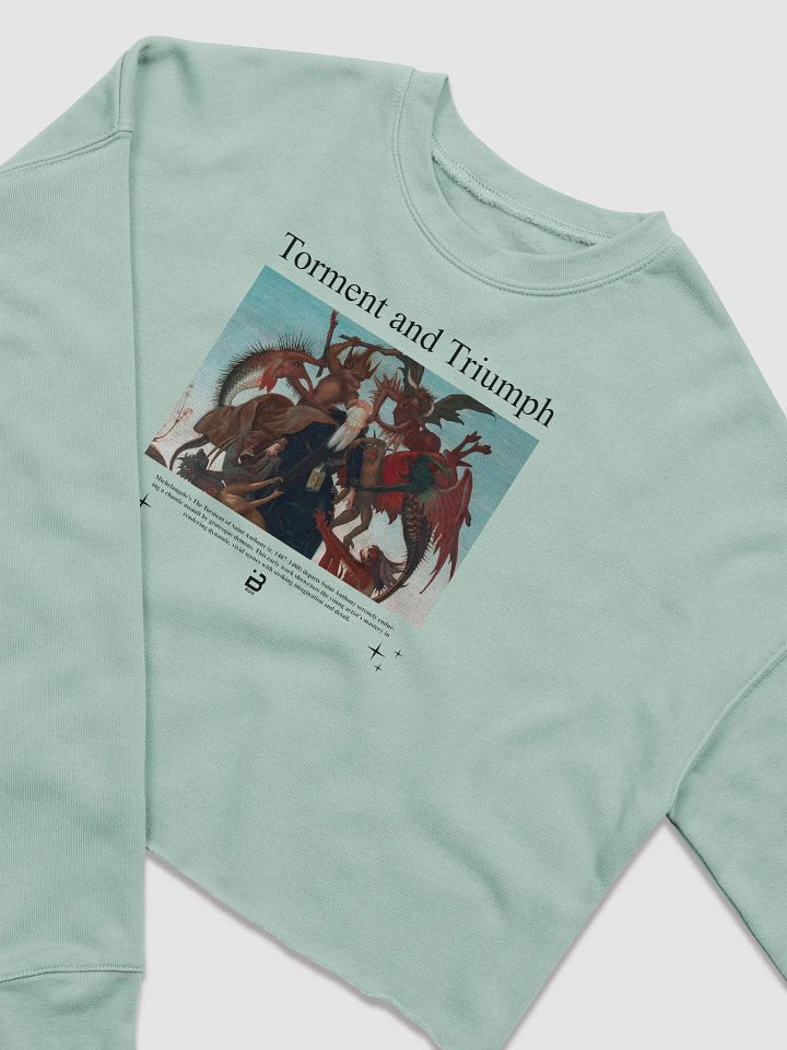 Torment and Triumph - BUIII Remix Women's Fleece Crop Sweatshirt product image (2)