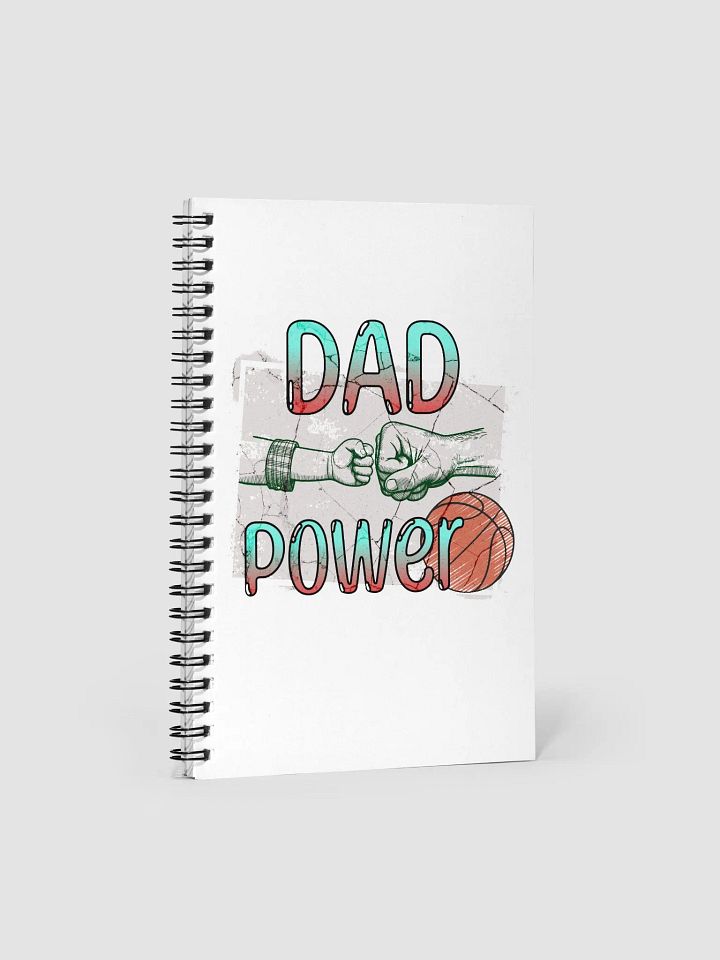 Dad Power Basketball Notebook product image (1)
