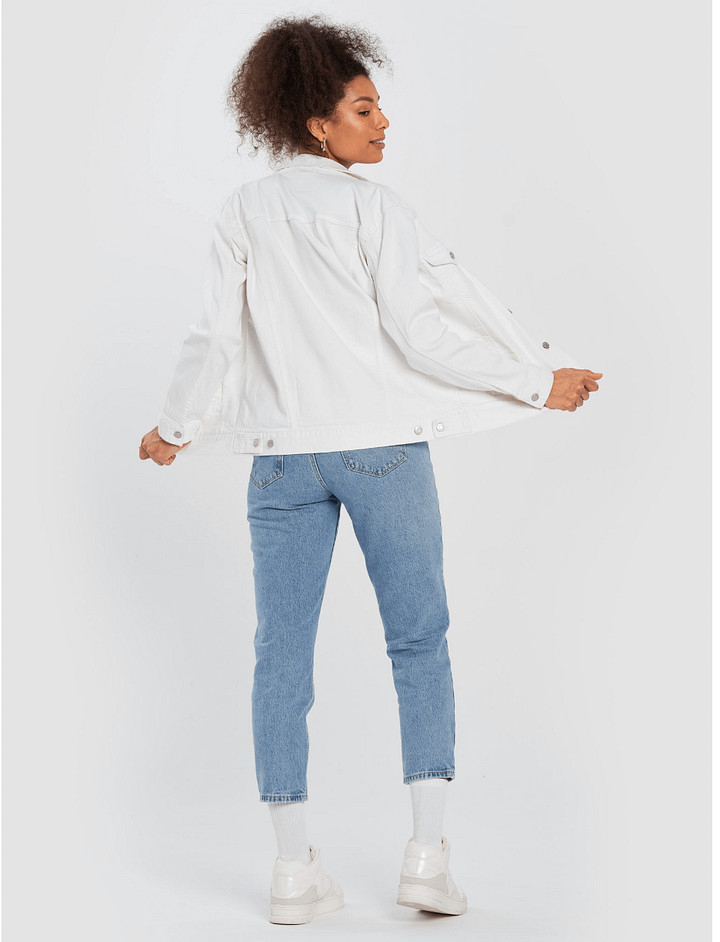 WOMEN DENIM JACKET WHITE product image (2)