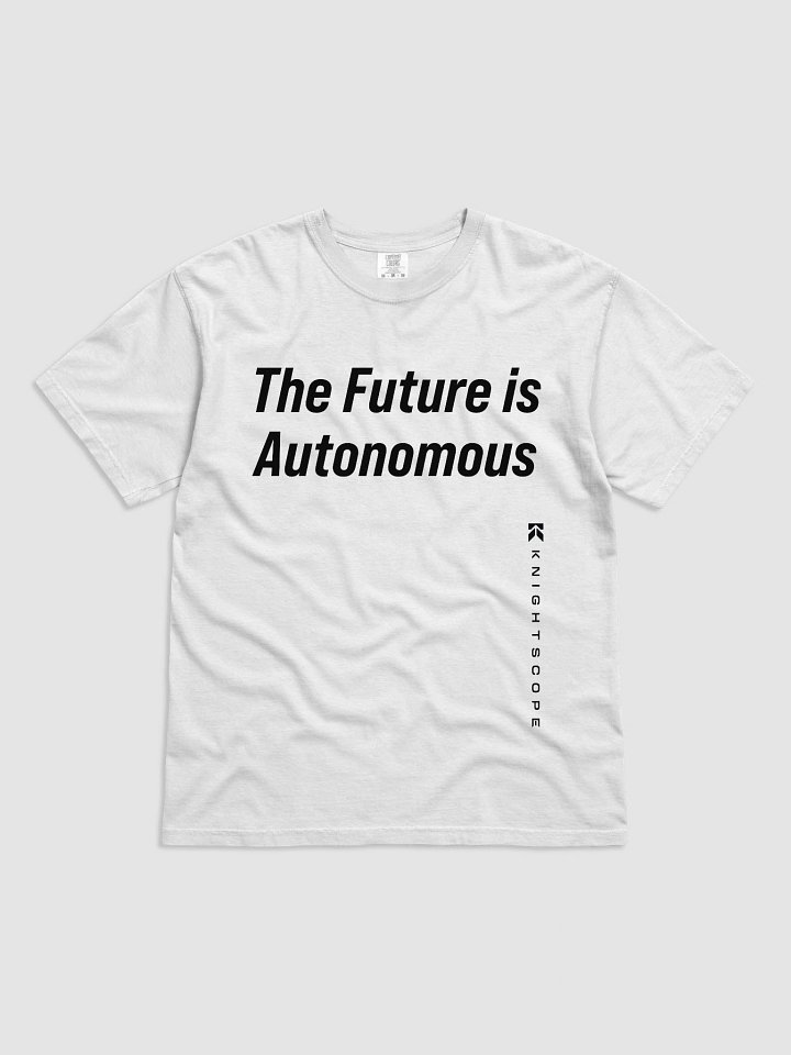 The Future is Autonomous: Comfort Tee - Whtie product image (1)