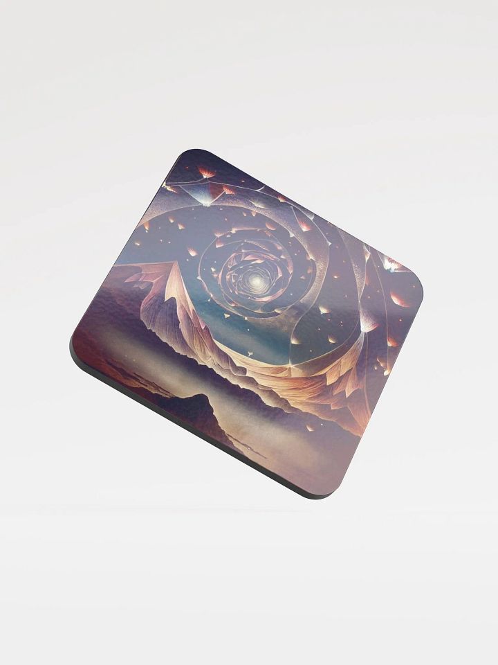 Ethereal Vortex Cork Coaster product image (1)