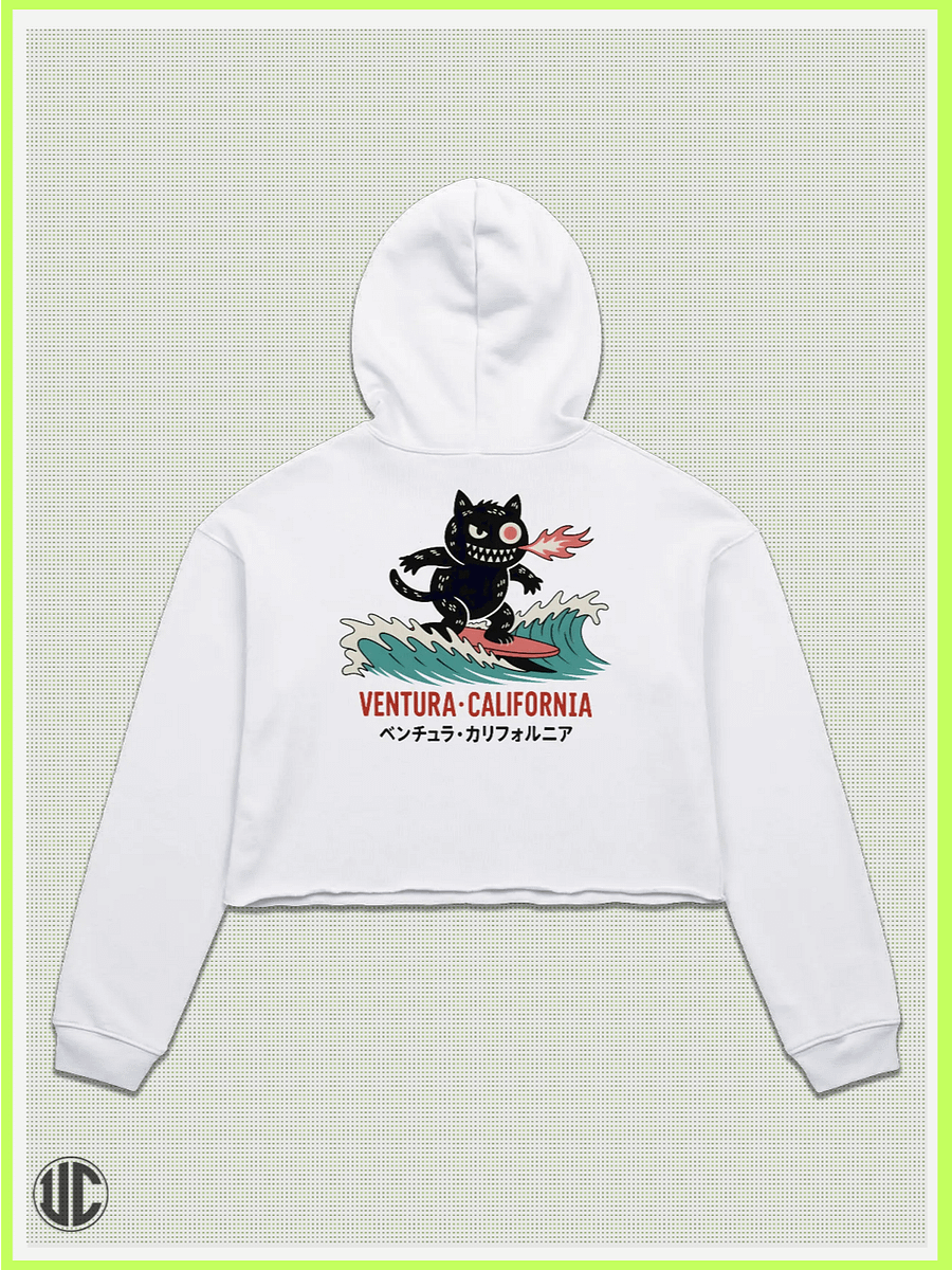 UnkoCon – Ventura CA Surfer Crop Hoodie product image (1)