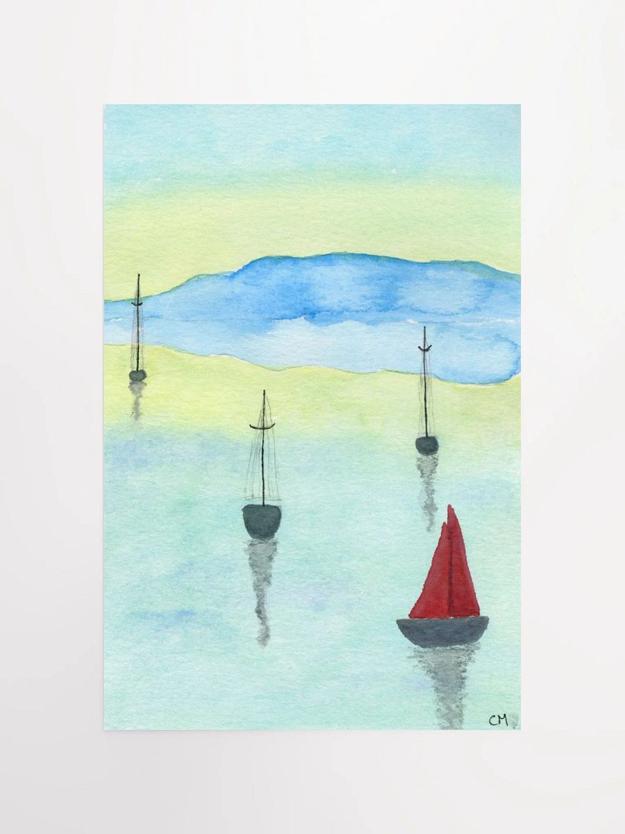 Boats: Watercolor Poster product image (4)