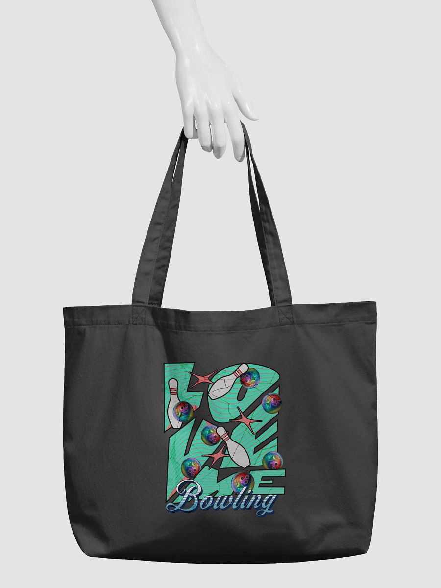 Love Me Bowling Retro Tote Bag product image (3)
