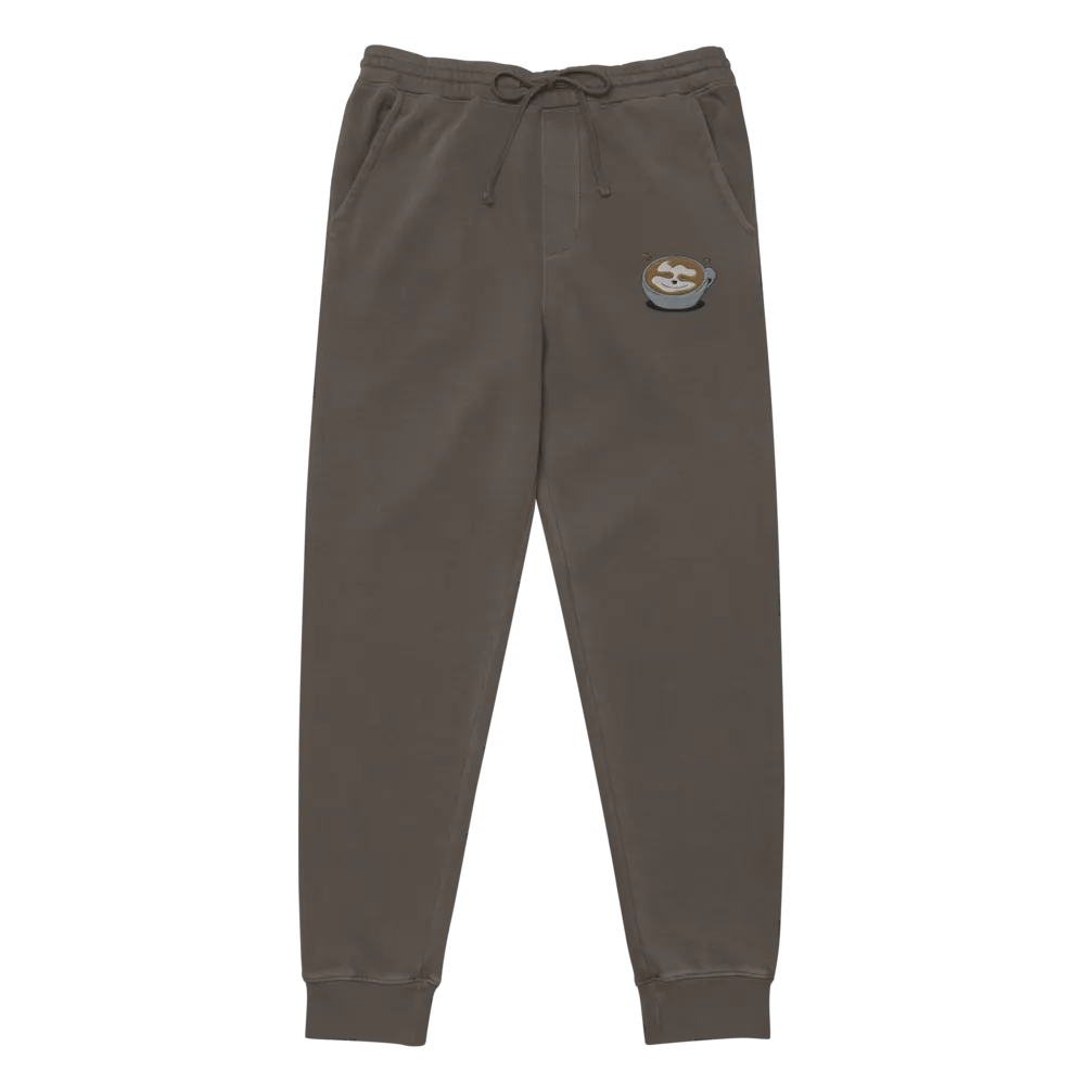 Coffee Embroidered Sweatpant product image (2)
