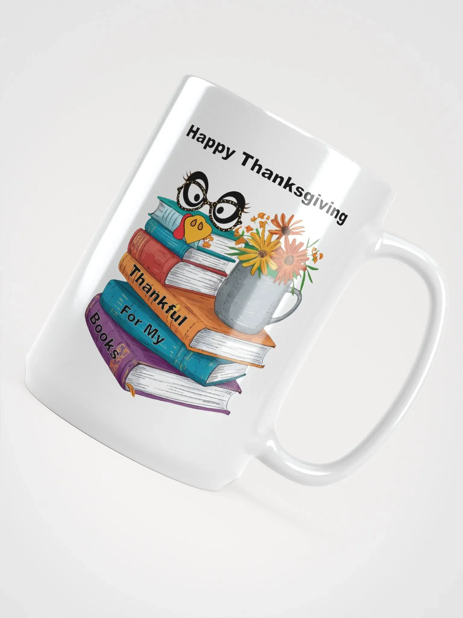 Thankful for books Tall Mug product image (4)