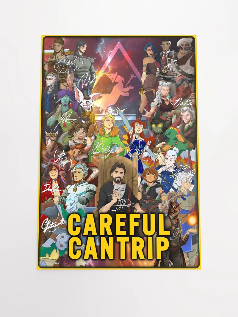 Careful Cantrip Memory Poster