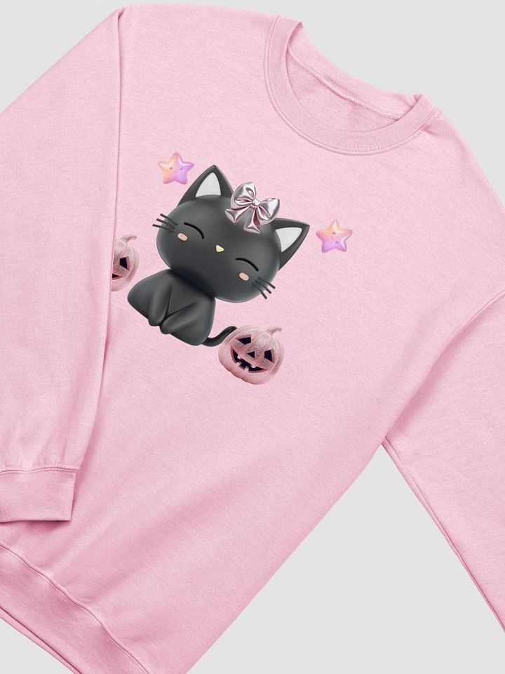Coquette Halloween Kitty Crewneck Sweatshirt product image (1)