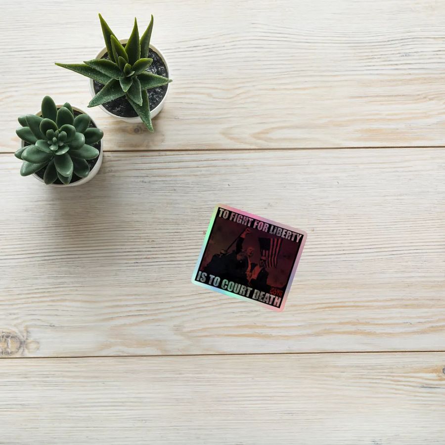 Courting Death - Trump Holographic Sticker product image (8)
