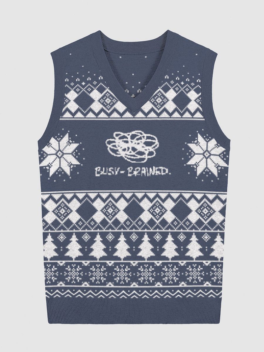 BUSY-BRAINED (holiday vest 2) product image (2)