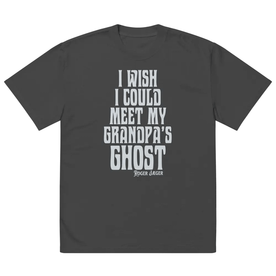 Grandpa's Ghost Black T-shirt product image (2)