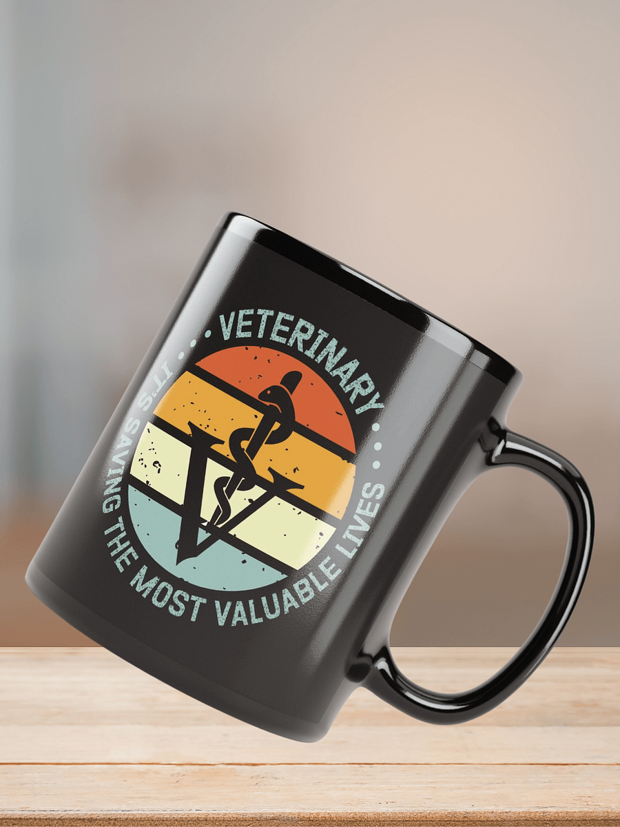 "saving the most valuable lives" black glossy mug product image (8)