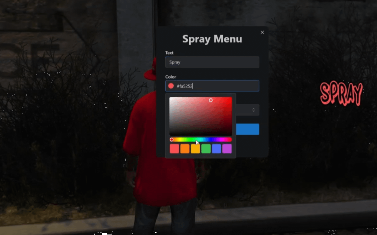 Fivem Advanced Spray System [ QB / ESX ] product image (1)