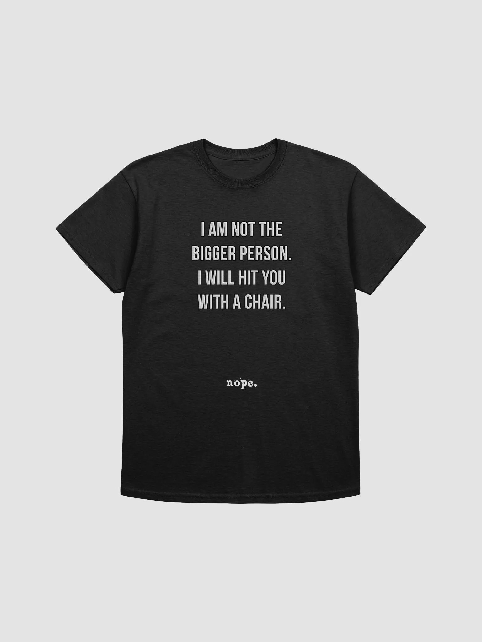 nope. resolute - chair tee product image (1)