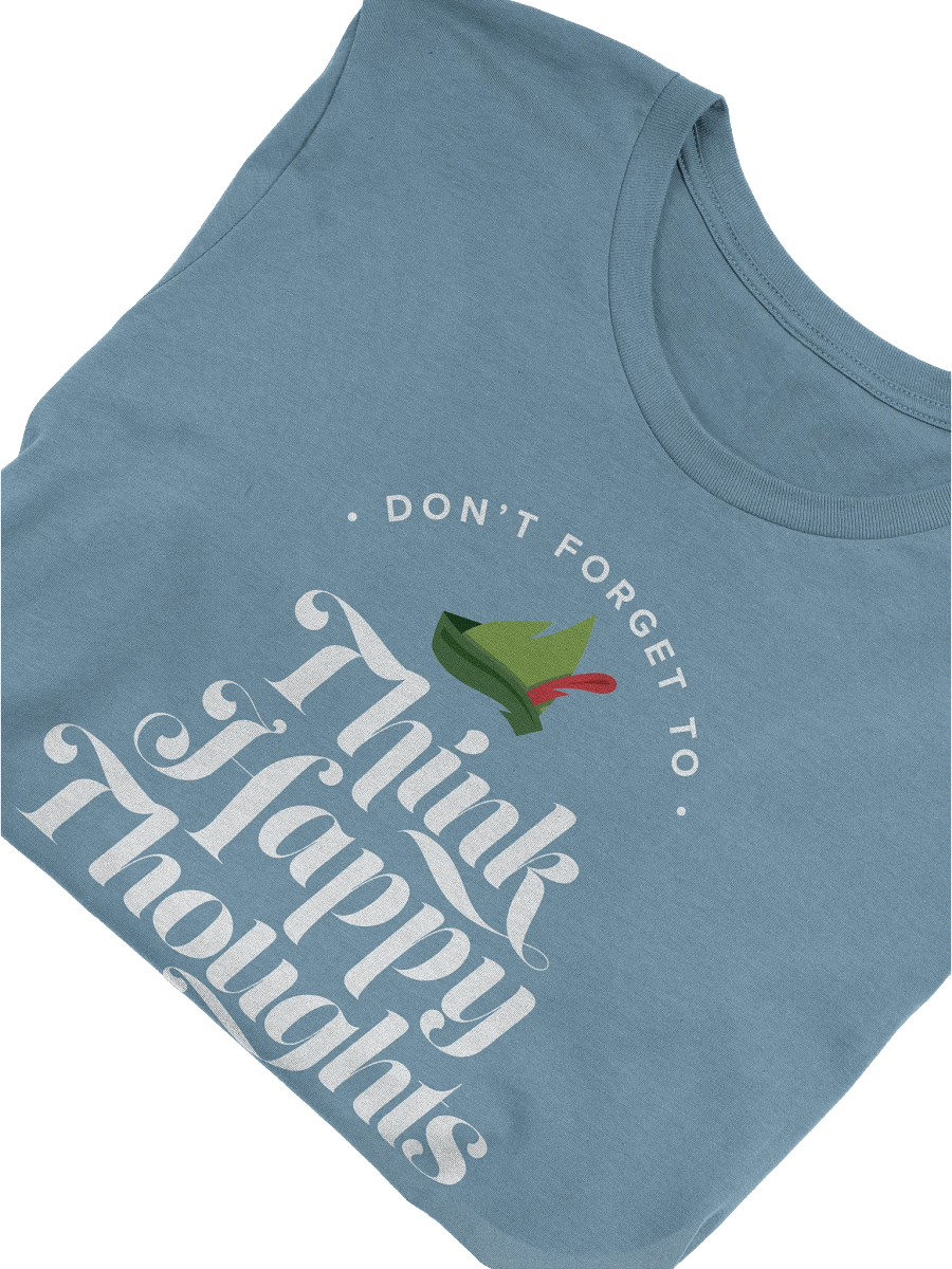 Think Happy Thoughts Tee (Blue) product image (4)