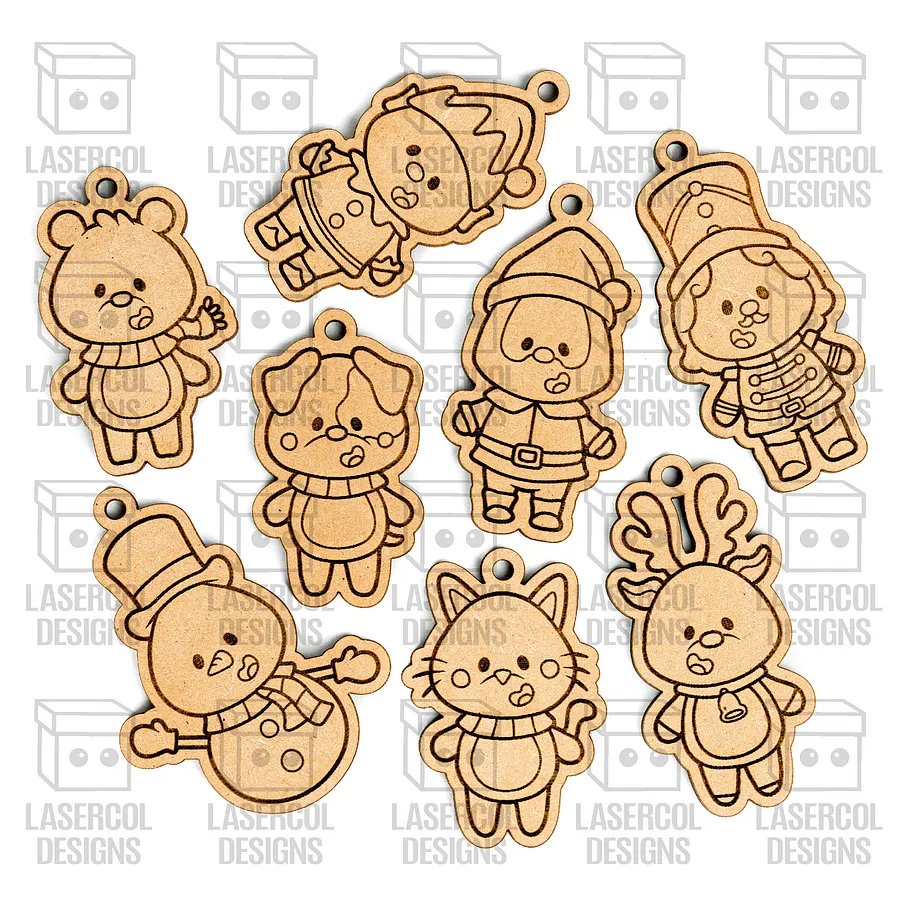 Christmas Ornaments - Laser Cut Files product image (5)