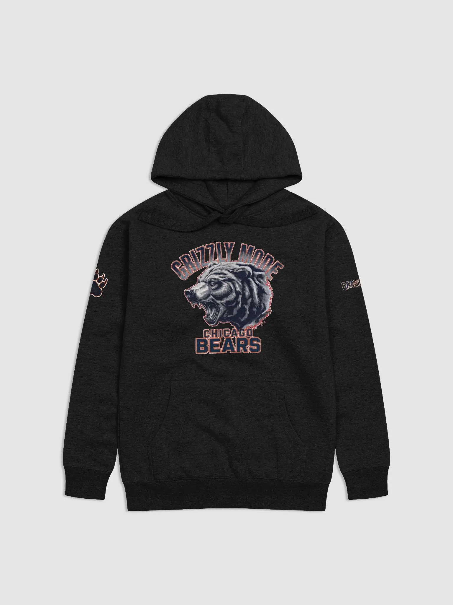 Grizzly Mode Cotton Blend Hoodie | Chicago Bears | NFL Home Locker product image (1)