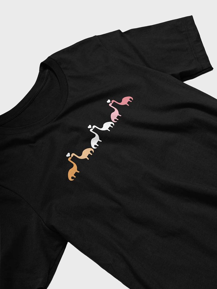Lesbian Flag Smooch Tee product image (1)