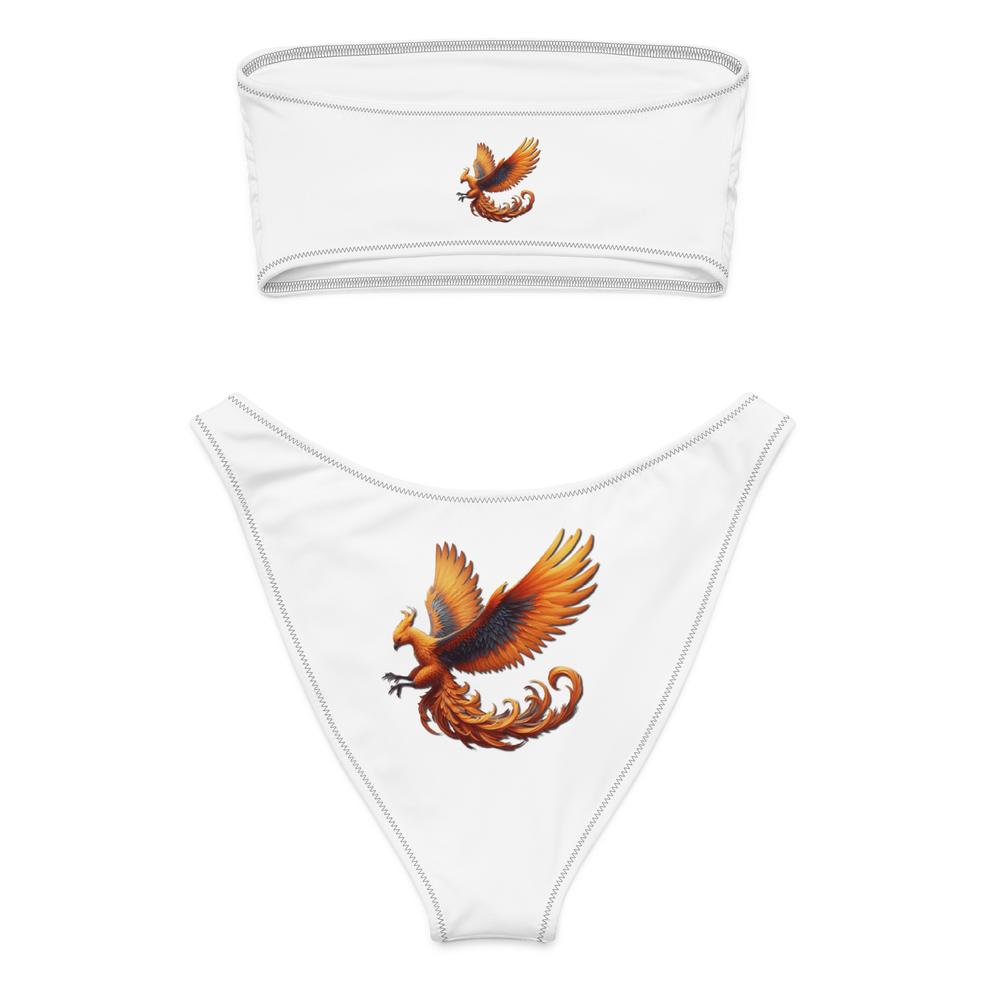 Mythical Firebirds All-Over Bandeau Bikini product image (2)