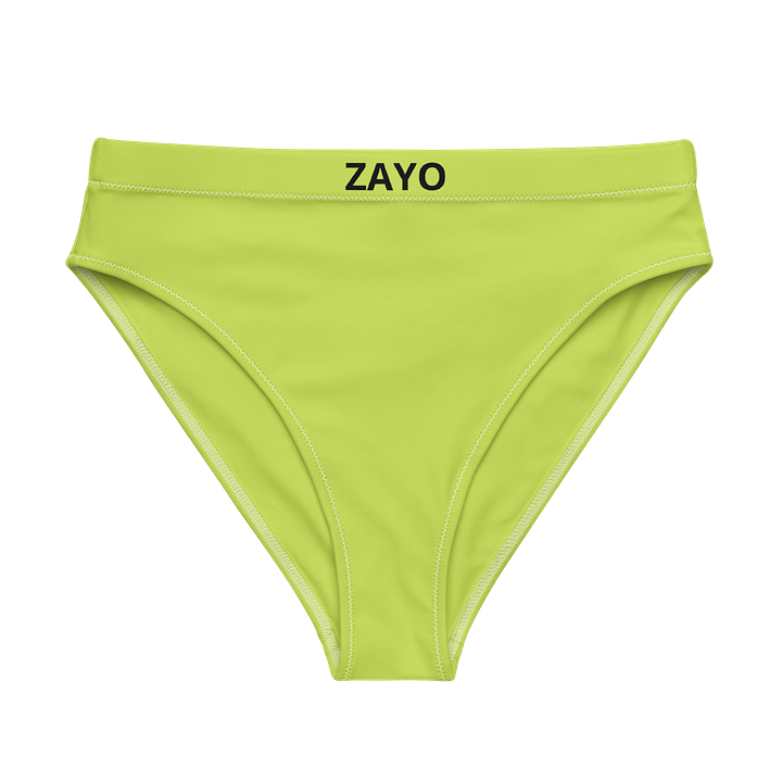 ZAYO Bold Lime High Waisted Bikini Bottom product image (2)