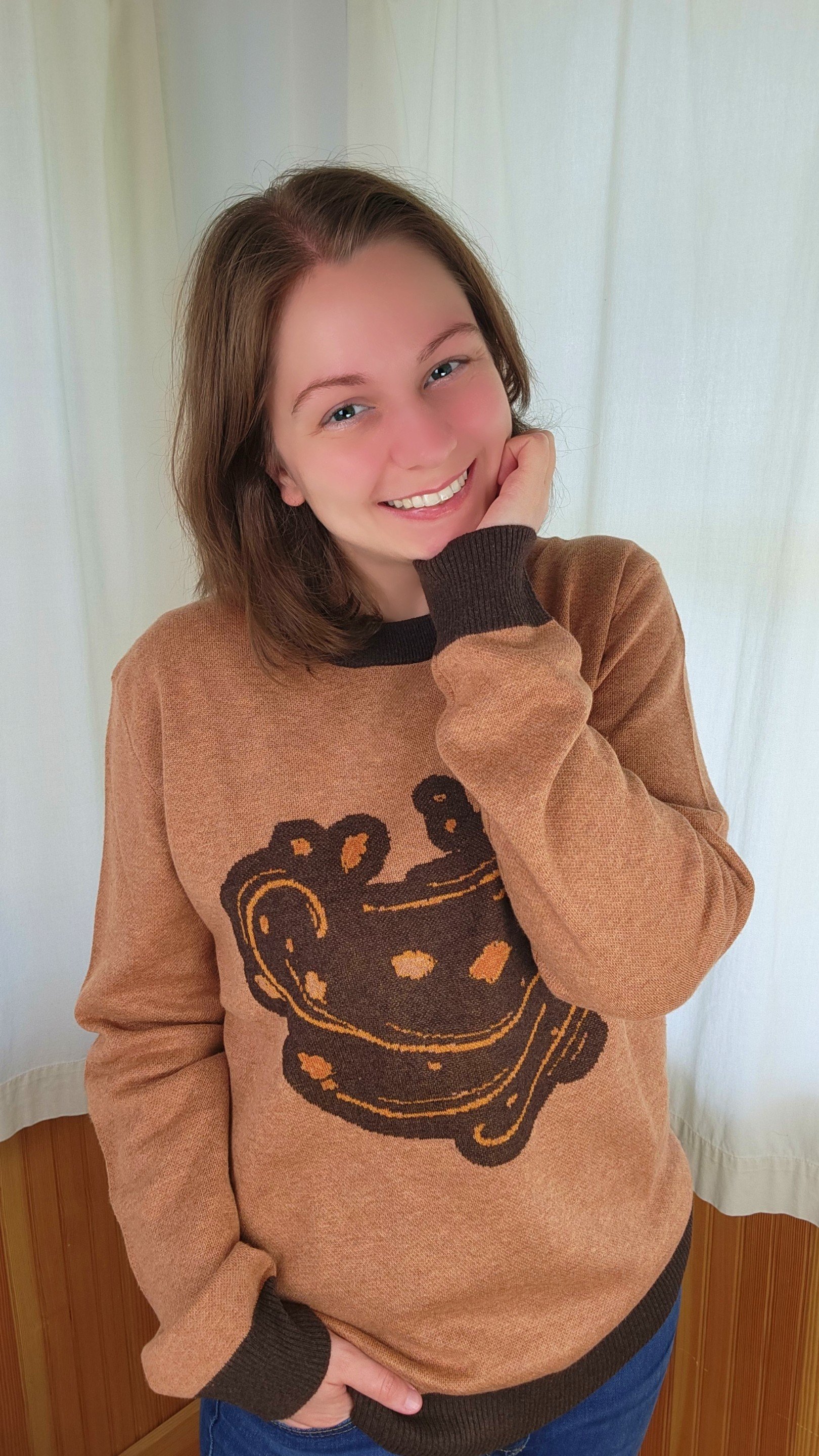 Dancing Autumn Breeze Crewneck Sweater product image (2)