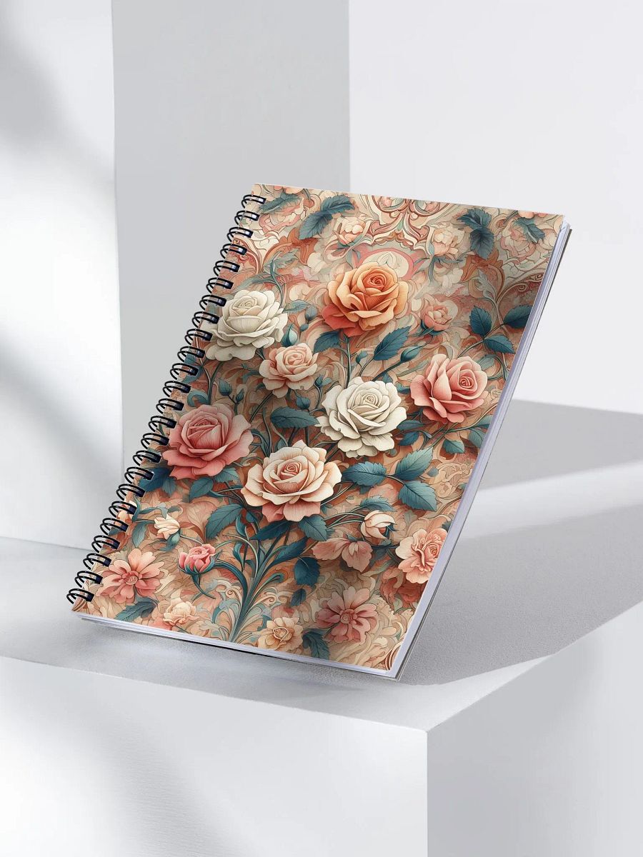Royal Floral Spiral Notebook product image (3)