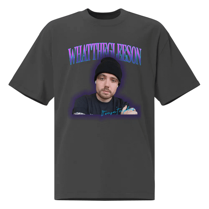WhatTheGleeson 90s Bootleg Oversized T Shirt product image (1)