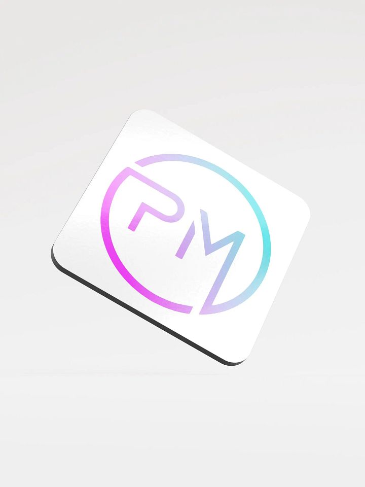 Gradient PM Logo Cork Coaster product image (1)
