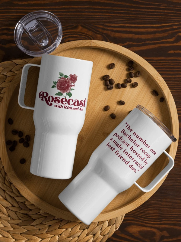 Retro Rose Travel Mug w/ Handle product image (1)