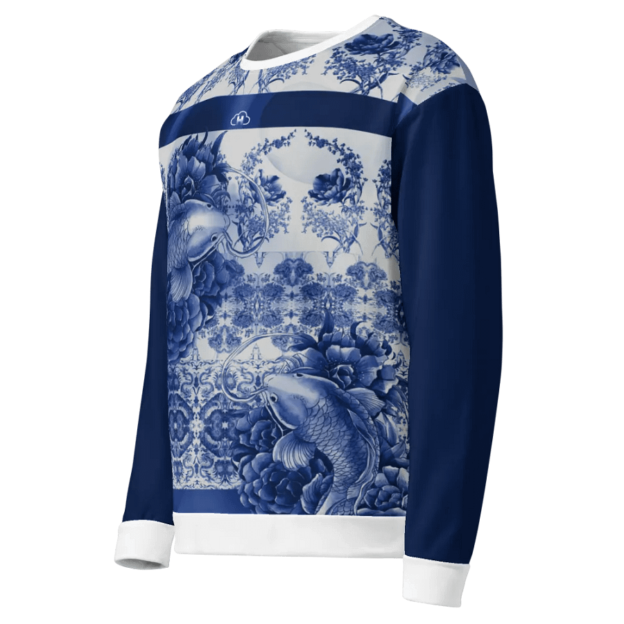 Koi-Porcelain-Recycled Unisex Sweatshirt product image (6)