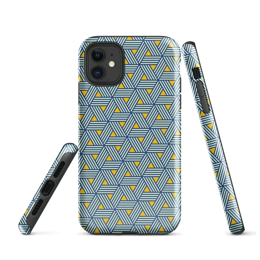 Hexagon Illusion Tough Case for iPhone® product image (1)