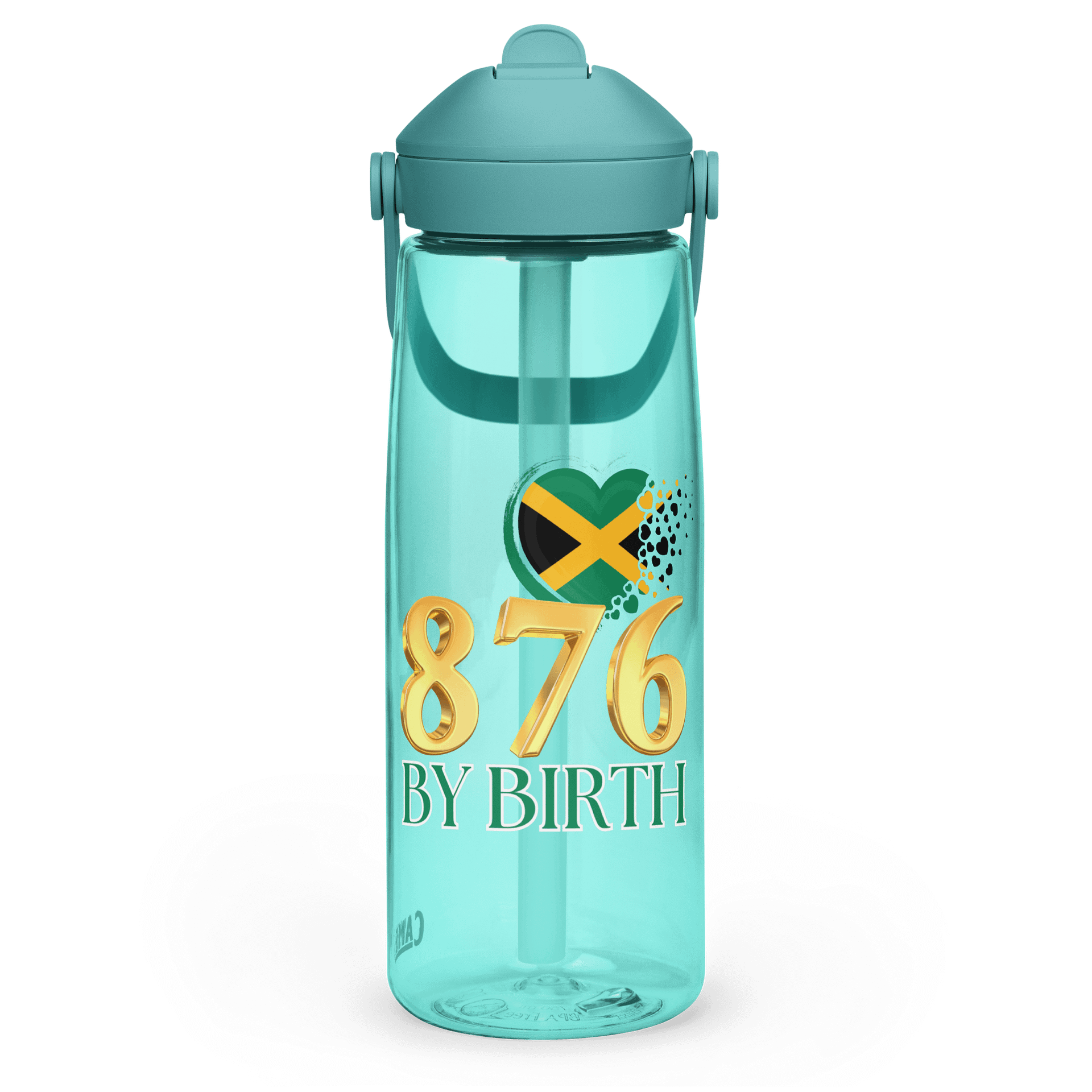 Jamaican Heart Flag Water Bottle product image (11)