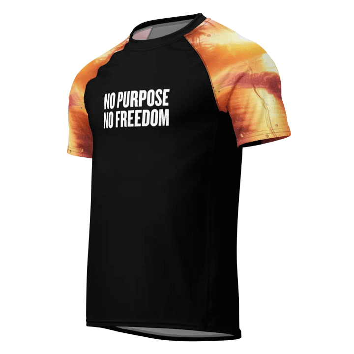 Freedom Manifesto Men's Rash Guard | No purpose no freedom product image (1)