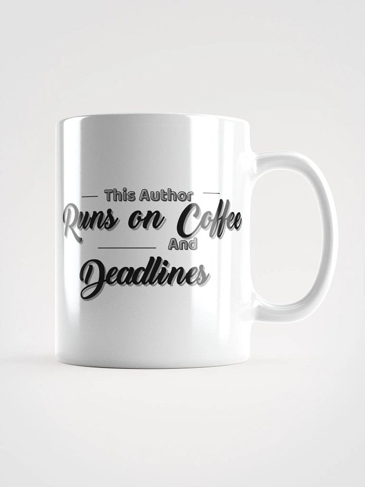 Runs on Coffee & Deadlines – Author Mug in 3 Sizes product image (3)