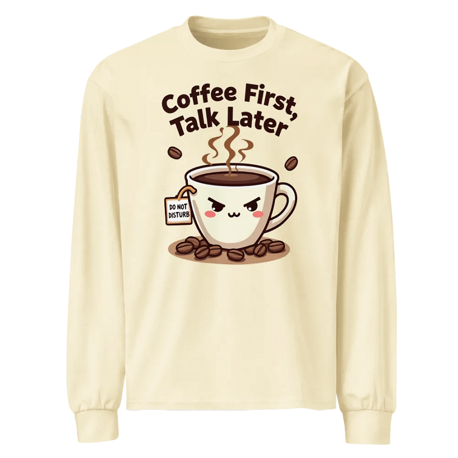 Determined Coffee Long Sleeve Shirt product image (3)