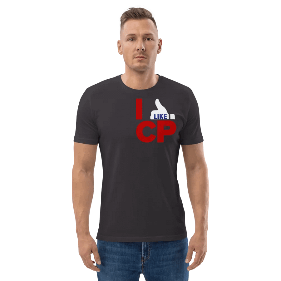 I Like CP, Red Blue On White T-Shirt product image (3)