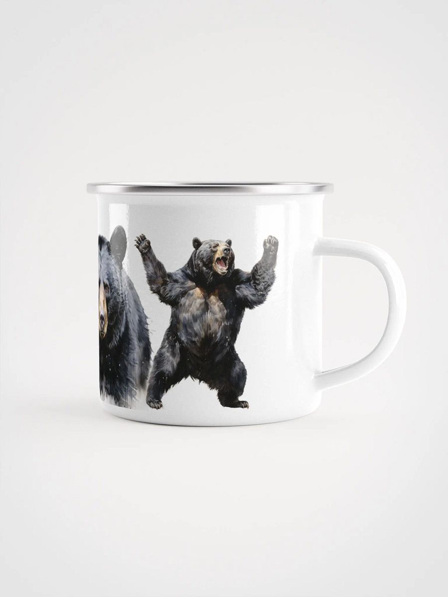 Black Bears Enamel Mug product image (1)