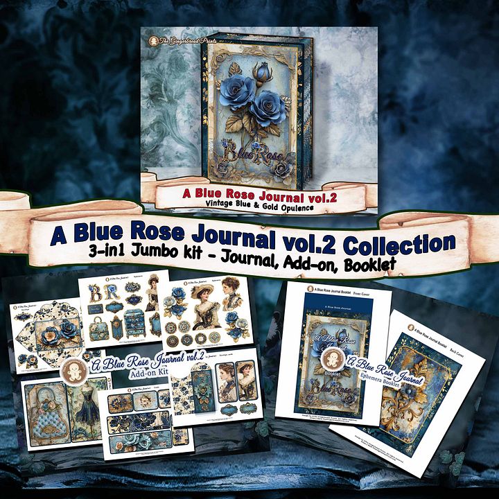 A Blue Rose Journal Vol.2 3-in-one Jumbo Collection Digital Kit product image (1)