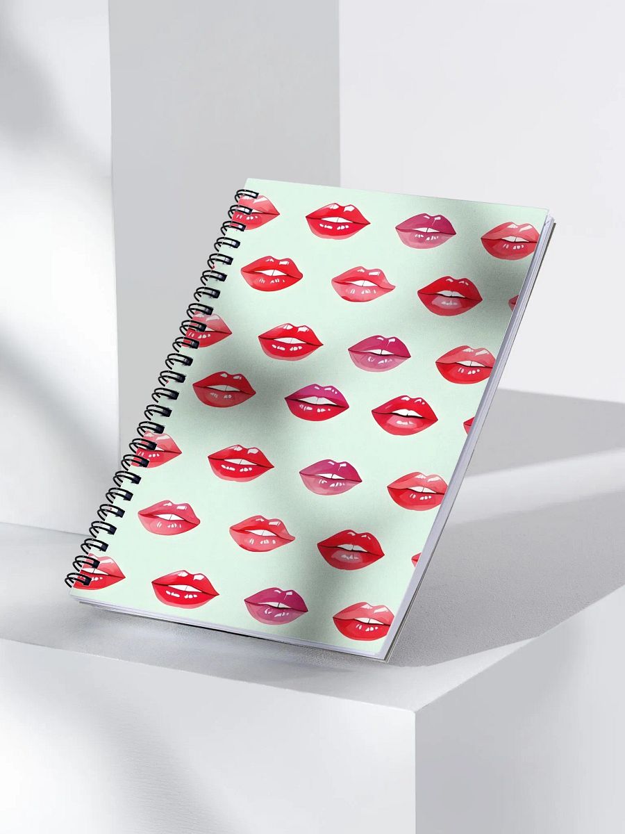 Luscious Lips Spiral Notebook product image (3)