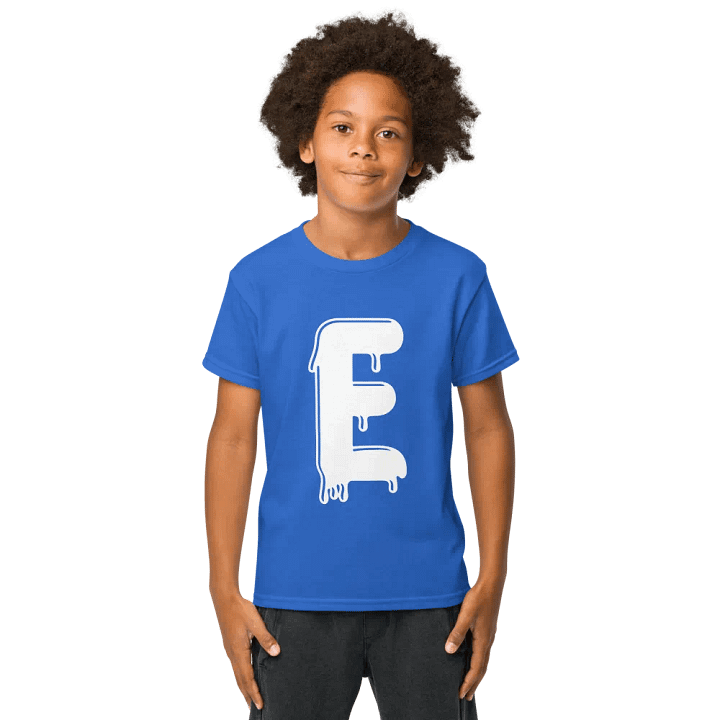 Melting Alphabet | Letter E | Youth Sports Tee product image (57)
