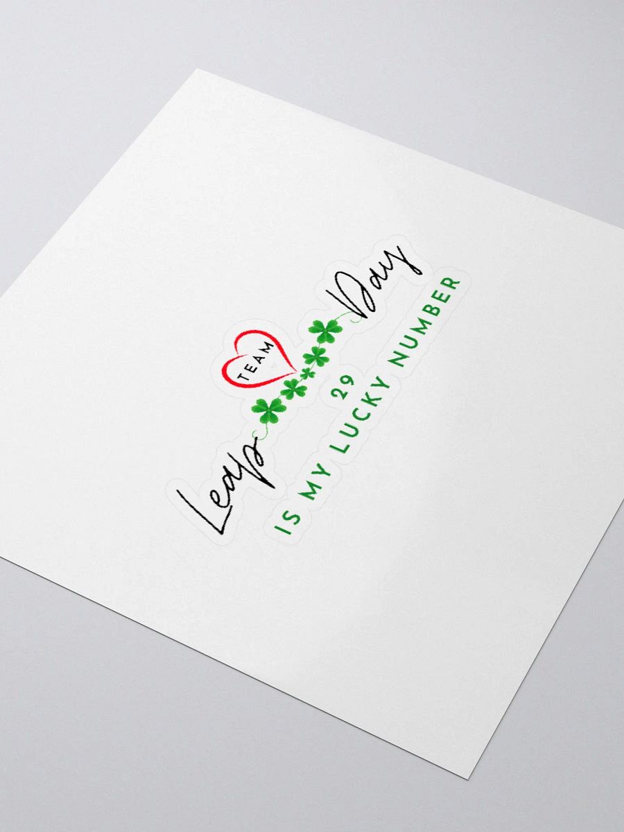 Kiss Cut Sticker - 29 IS MY LUCKY NUMBER product image (3)