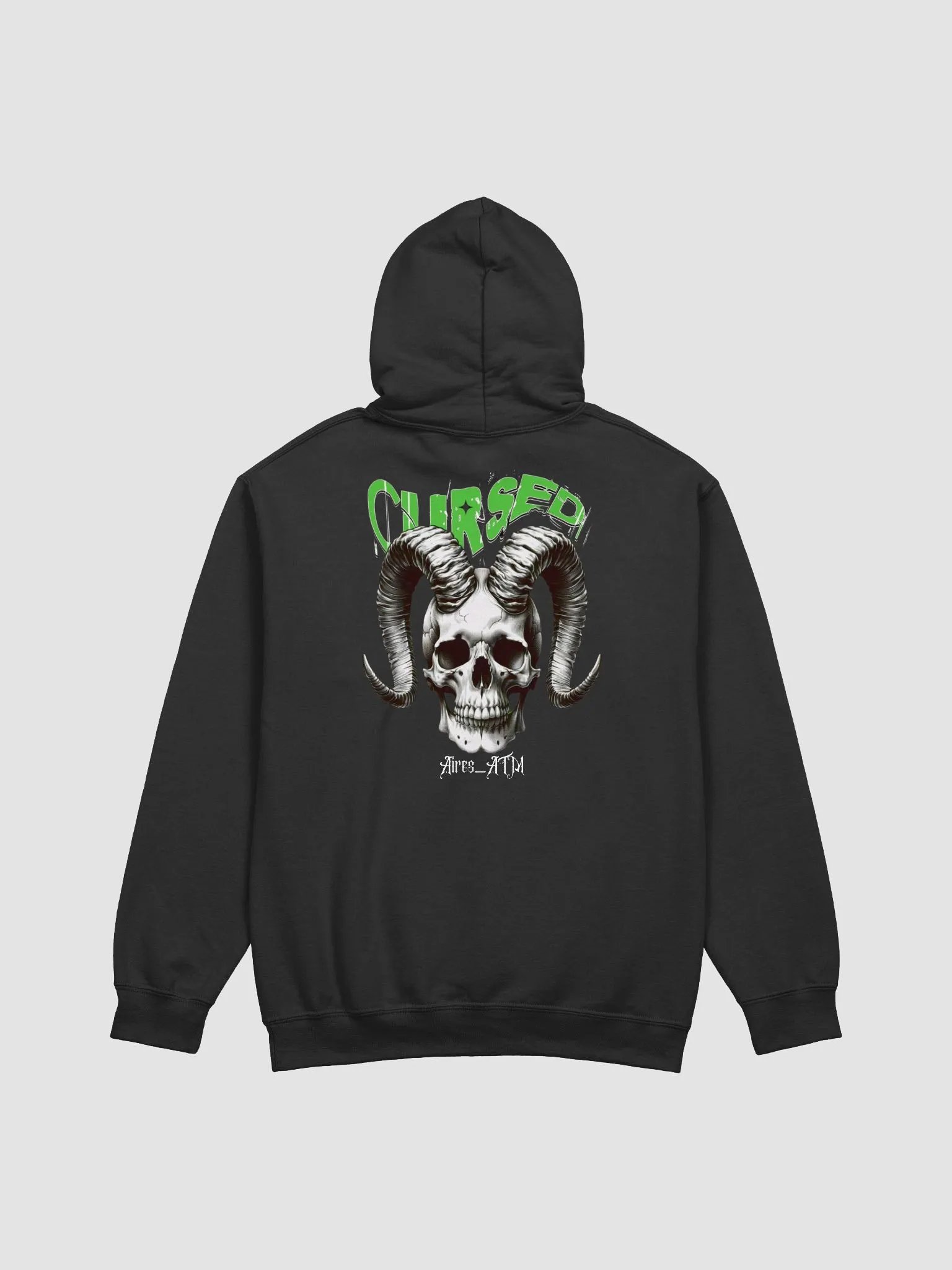 Cursed Ram Skull Hoodie product image (2)