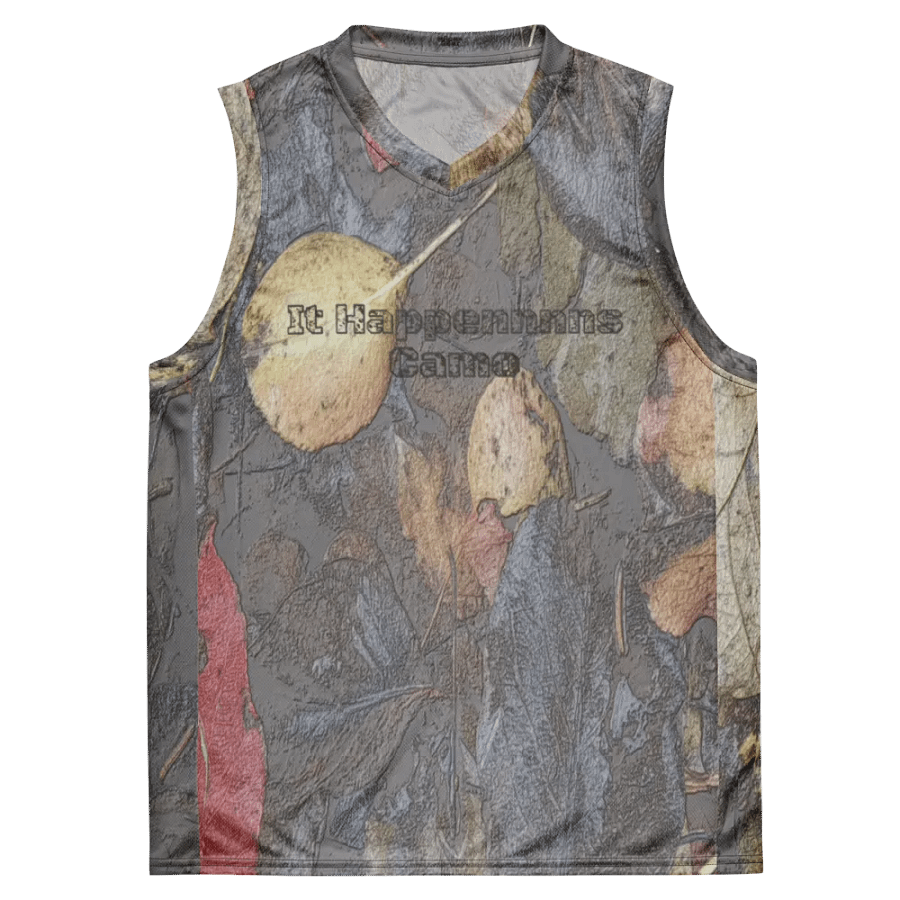 Recycled Unisex Basketball Jersey - MossyOak - It Happennnns Camo product image (2)