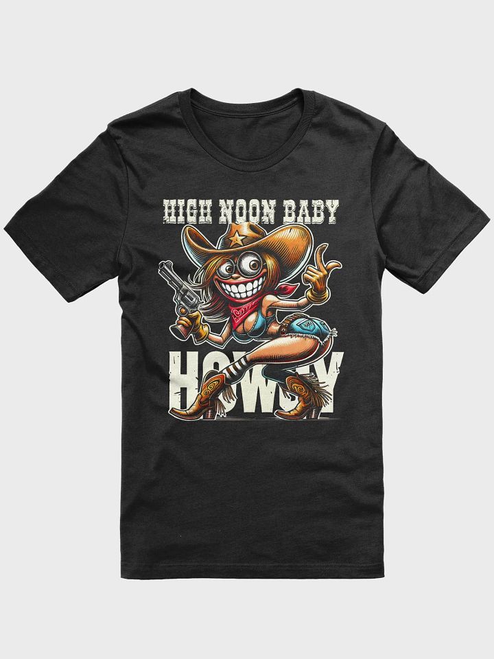 Wild West Cowgirl Cartoon T-Shirt product image (1)
