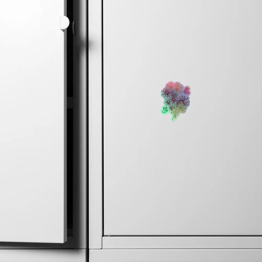 Butterfly Blooms Holographic Sticker Set product image (6)
