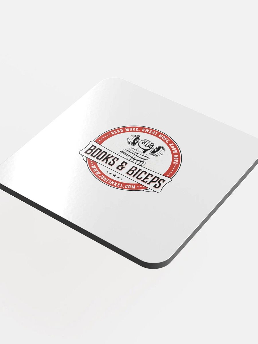 Official Books & Biceps Coffee Coasters product image (4)
