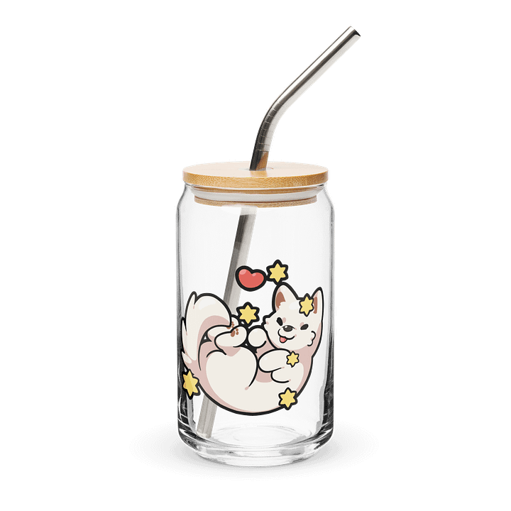 Playful Woofle Glass Cup product image (1)